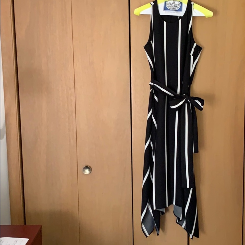 Banana republic striped handkerchief dress